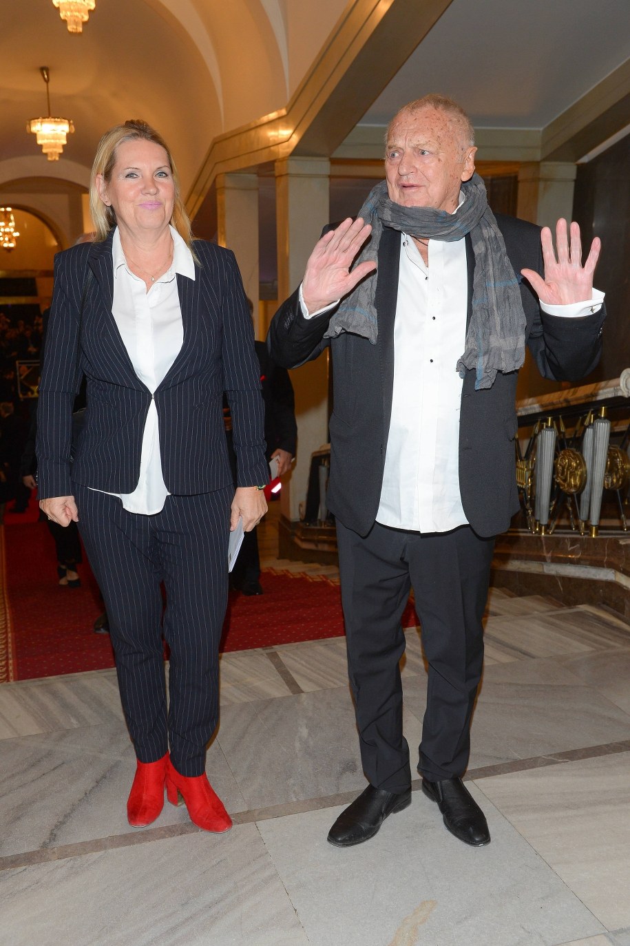 Tatiana Sosna-Sarno i Jerzy Gruza /Stach Leszczyński /PAP