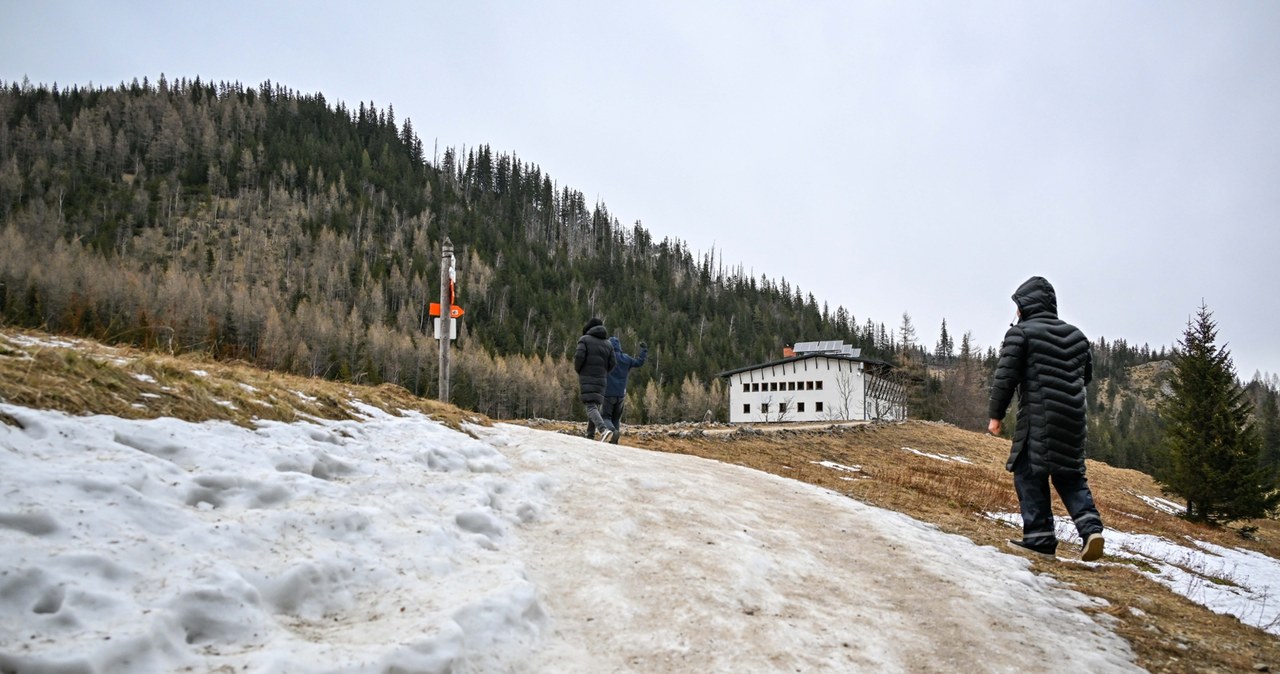 Tatry zimą. Oblodzony szlak z Kuznic na Kalatwki /Agencja FORUM