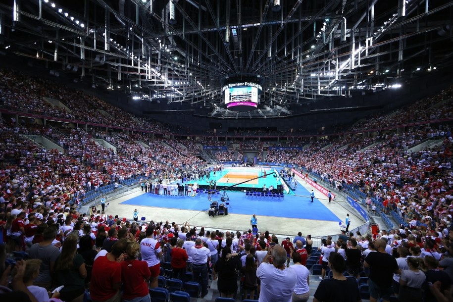 Tauron Arena podczas meczu siatkarskiego Memoriału Huberta Jerzego Wagnera: Polska - Iran /	Łukasz Gągulski /PAP