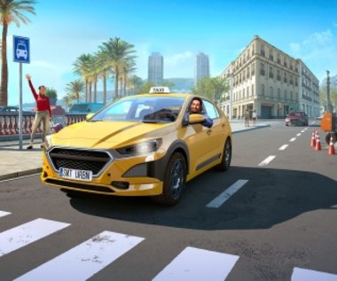 Taxi Life: A City Driving Simulator – recenzja. Taksówka z dziurawą oponą