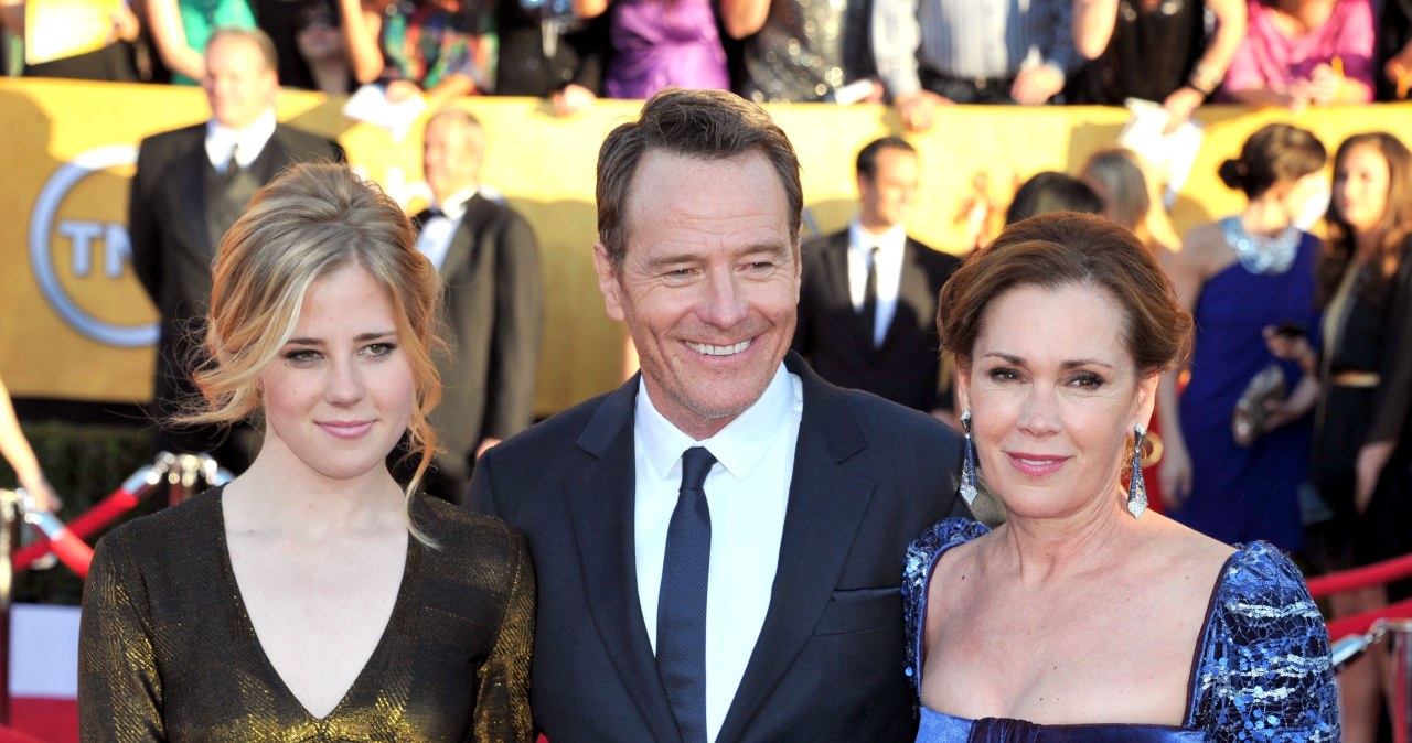 Taylor Dearden z rodzicami: Bryanem Cranstonem i Robin Dearden /Alberto E. Rodriguez /Getty Images
