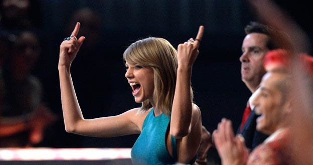 Taylor Swift szalej na gali Grammy (fot. Kevork Djansezian) /Getty Images