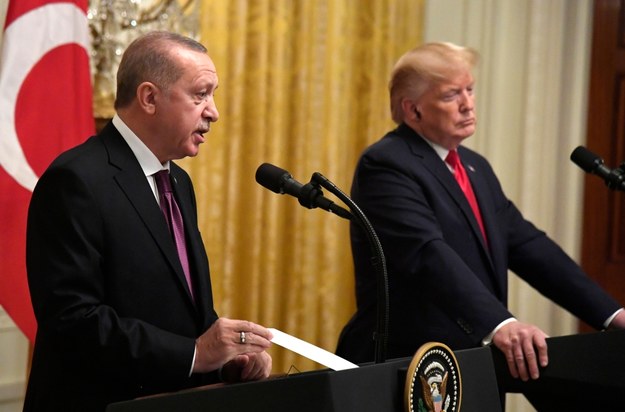 Tayyip Erdogan i Donald Trump spotkali się 13 listopada /MIKE THEILER / POOL /PAP/EPA