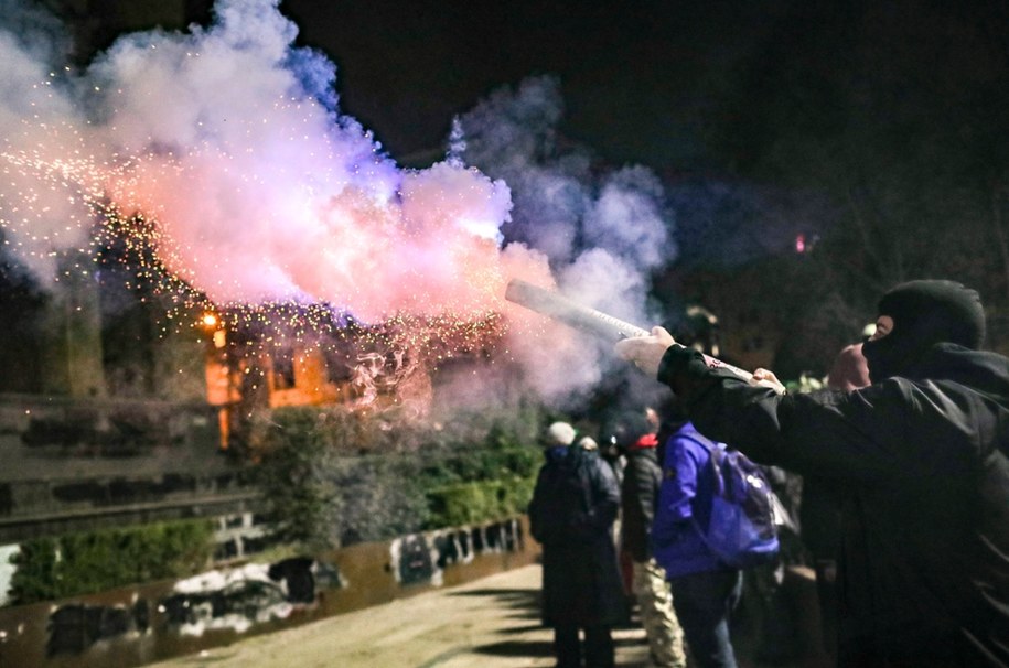 Tbilisi, zdjęcie z piątku /David Mdzinarishvili  /PAP/EPA