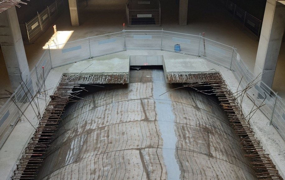 TBM Katarzyna na stacji Łódź Polesie /Magdalena Janus / PKP PLK /