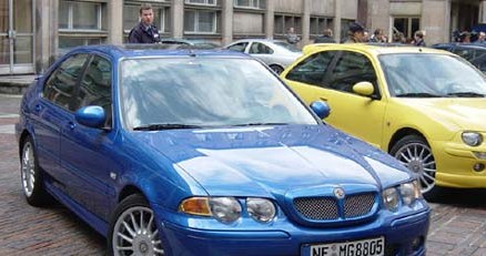 Te modele zaprezentowano pod Ministerstwem Gospodarki: MG ZS oraz MG ZR (kliknij) /fot. Witold Blady