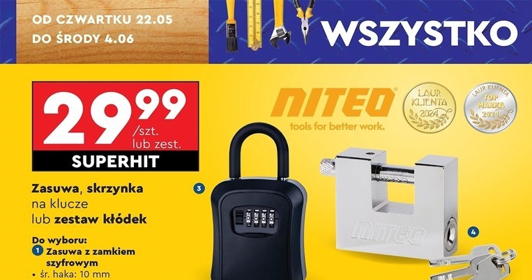 Te narzędzia przydadzą się każdemu. Biedronka kusi cenami na Niteo od 14,99 zł /Biedronka /INTERIA.PL