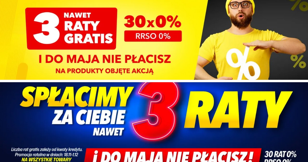 Te sklepy spłacą za ciebie raty – dwie sieci ruszyły z hitową akcją /Canva Pro /INTERIA.PL