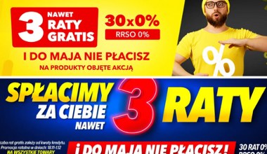 Te sklepy spłacą za ciebie raty – dwie sieci ruszyły z hitową akcją