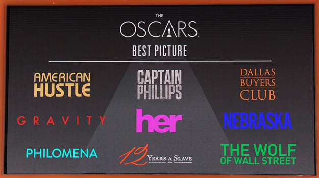 Te tytuły powalczą o Oscara w kategorii "najlepszy film" /AFP