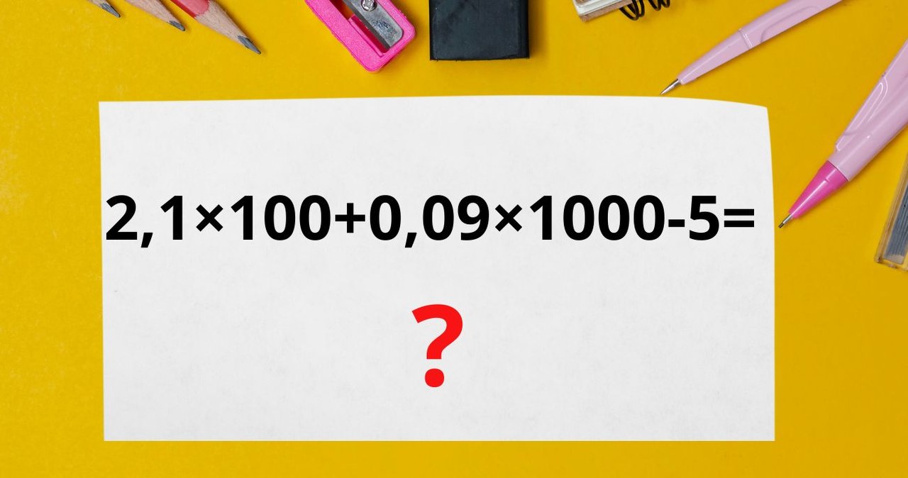 Tę zagadkę matematyczną najlepsi są w stanie rozwiązać w pamięci /Canva Pro /Canva Pro