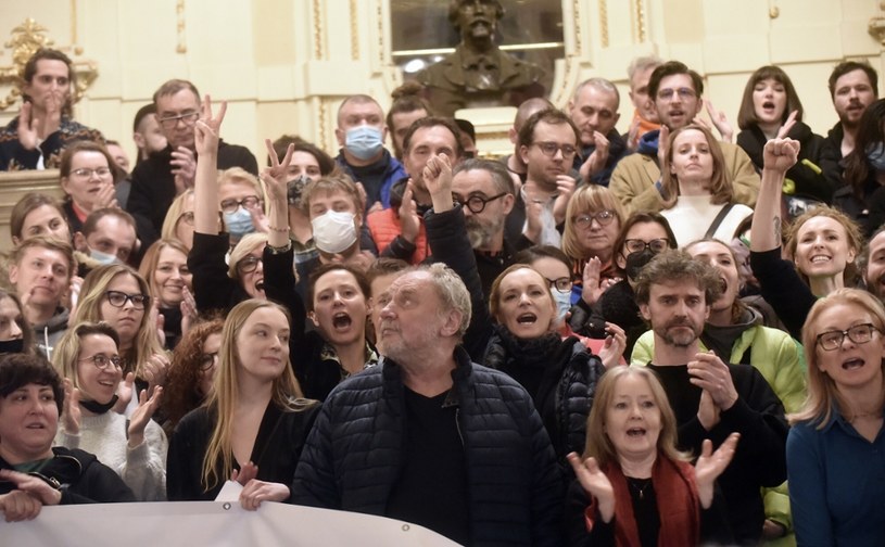 Teatr Słowackiego, konferencja prasowa /Marek Lasyk/REPORTER  /East News