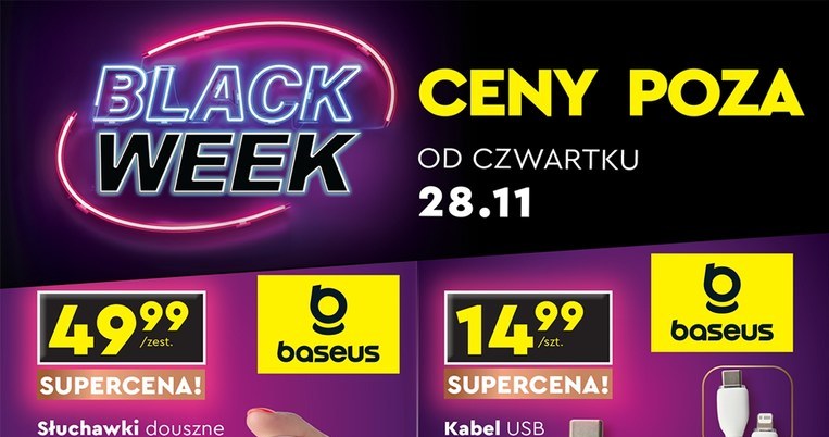 Technologiczny hit w Biedronce! Słuchawki z Bluetooth za jedyne 49,99 zł! /Biedronka /INTERIA.PL