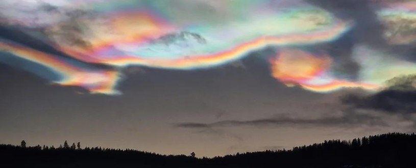 Tęczowe chmury nad Norwegią /Ramunė Šapailaitė/Facebook /materiał zewnętrzny
