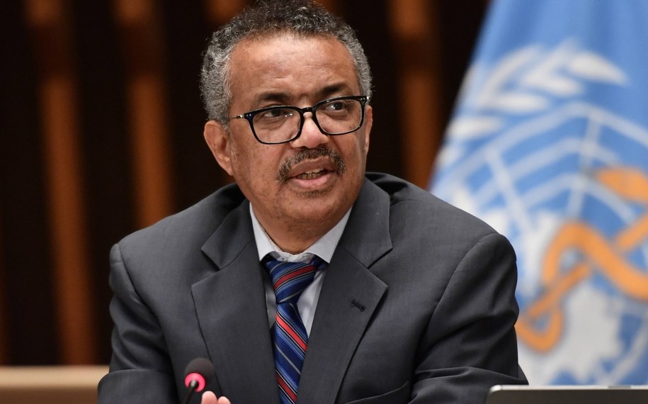 Tedros Adhanom Ghebreyesus /FABRICE COFFRINI /PAP/EPA