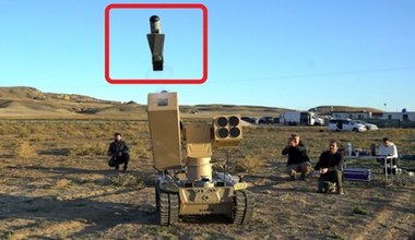 Tego jeszcze nie było! Ten dron naziemny wystrzeliwuje drony-kamikadze