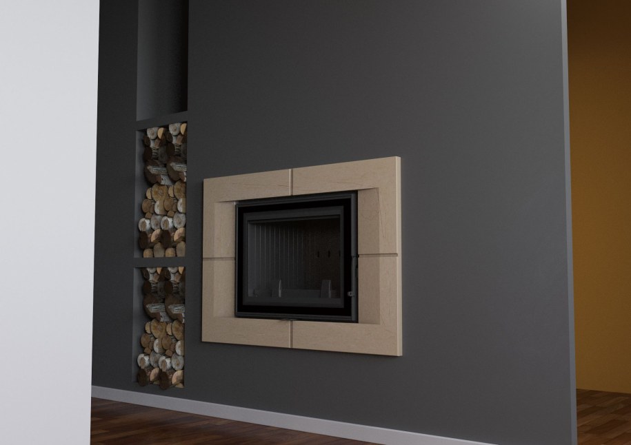 Tego typu kominek powstanie w domu pana Grzegorza /Kratki.pl /Materiały prasowe