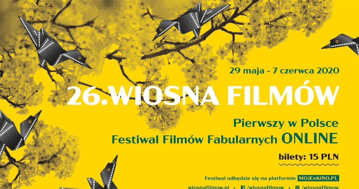 Tegoroczna edycja Wiosny Filmów odbędzie się online /materiały prasowe