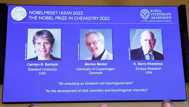 Tegoroczni laureaci Nagrody Nobla z chemii /CHRISTINE OLSSON  /PAP/EPA
