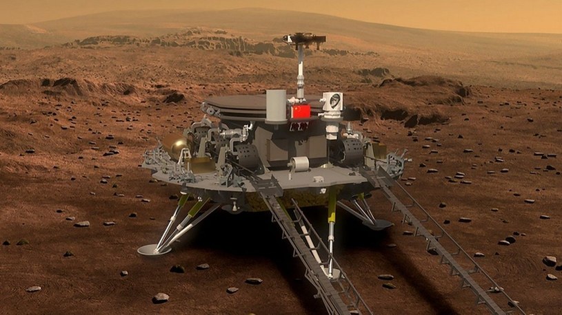 Tej nocy chiński łazik ma wylądować na Marsie. Zobacz, jak będzie wyglądało lądowanie /Geekweek