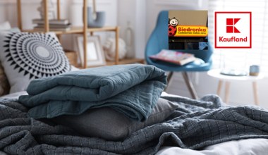 Tekstylia do domu 1+1! Niewiarygodne promocje w Kauflandzie i Biedronce