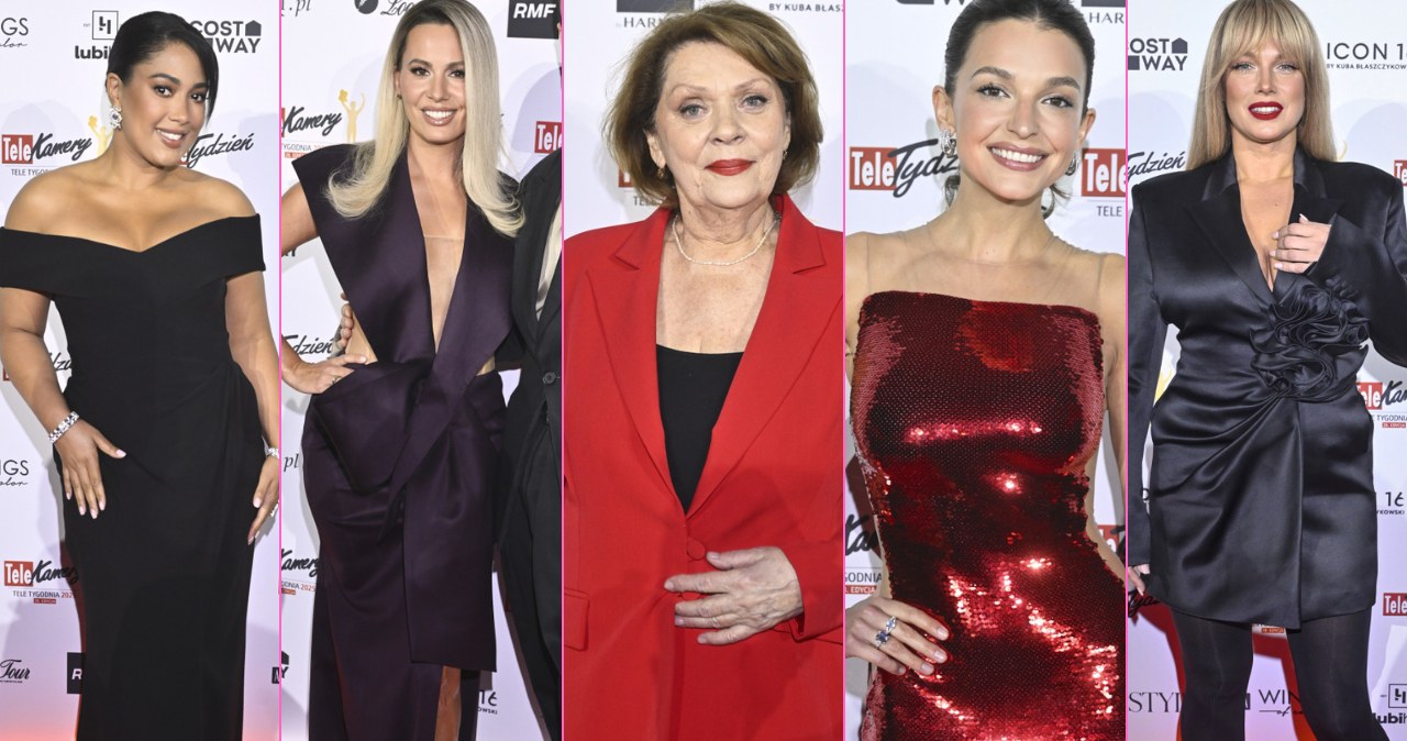 Telekamery 2025: Patricia Kazadi, Agnieszka Hyży, Elżbieta Jarosik, Maria Dębska, Joanna Liszowska /AKPA