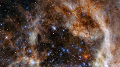 Teleskop Hubble'a zbadał niezwykłe skupisko gwiazd - olbrzymów