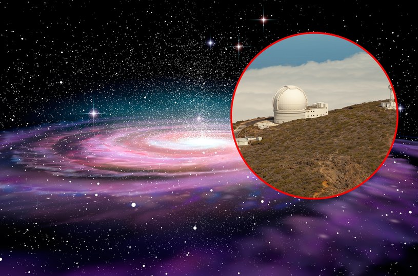 Teleskop na La Palmie otrzymał dodatkowy instrument. Dzięki temu lepiej zbada galaktykę... /123RF/PICSEL /123RF/PICSEL