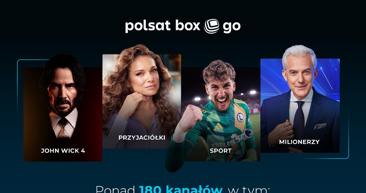Telewizja i streaming w jednym. Nowe pakiety w Polsat Box Go /materiały prasowe