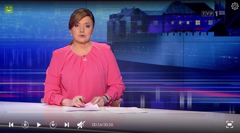 Telewizja Polska "Wiadomości"  21.01.22 r. /Telewizja Polska S.A. / AFP /pomponik.pl
