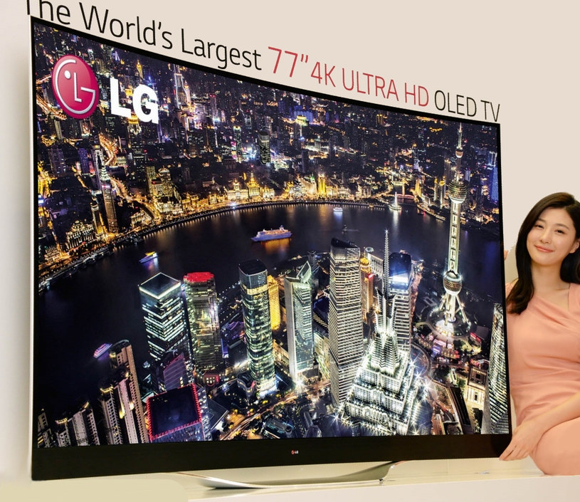 Telewizor OLED Ultra HD z zakrzywionym ekranem (model 77EC9800) /materiały prasowe