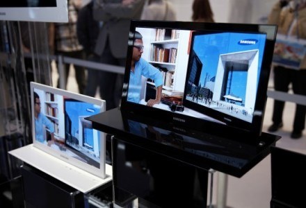Telewizor OLED zaprezentowany przez Samsunga podczas targów IFA w Berlinie /INTERIA.PL