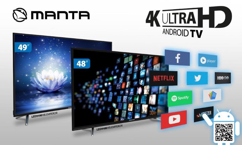Telewizory Manta 4K z systemem Android /materiały prasowe