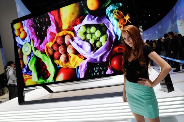 Telewizory Ultra HD Samsunga będą miały kosmiczne ceny - to chyba nie jest zaskoczenie /AFP