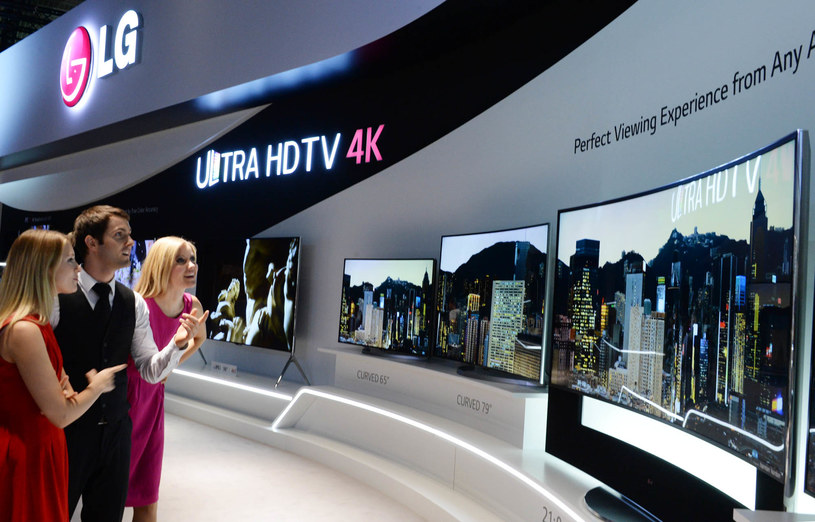 Telewizory Ultra HD - tego nie mogło zabraknąć na stoisku LG /materiały prasowe