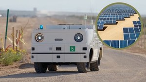 Ten autonomiczny pojazd Hondy pomaga budować farmę solarną