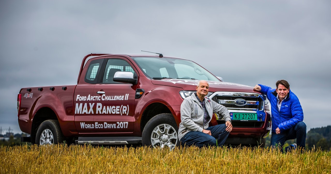 Ten Ford Ranger przejechał na jednym baku paliwa aż 1616 km /Informacja prasowa