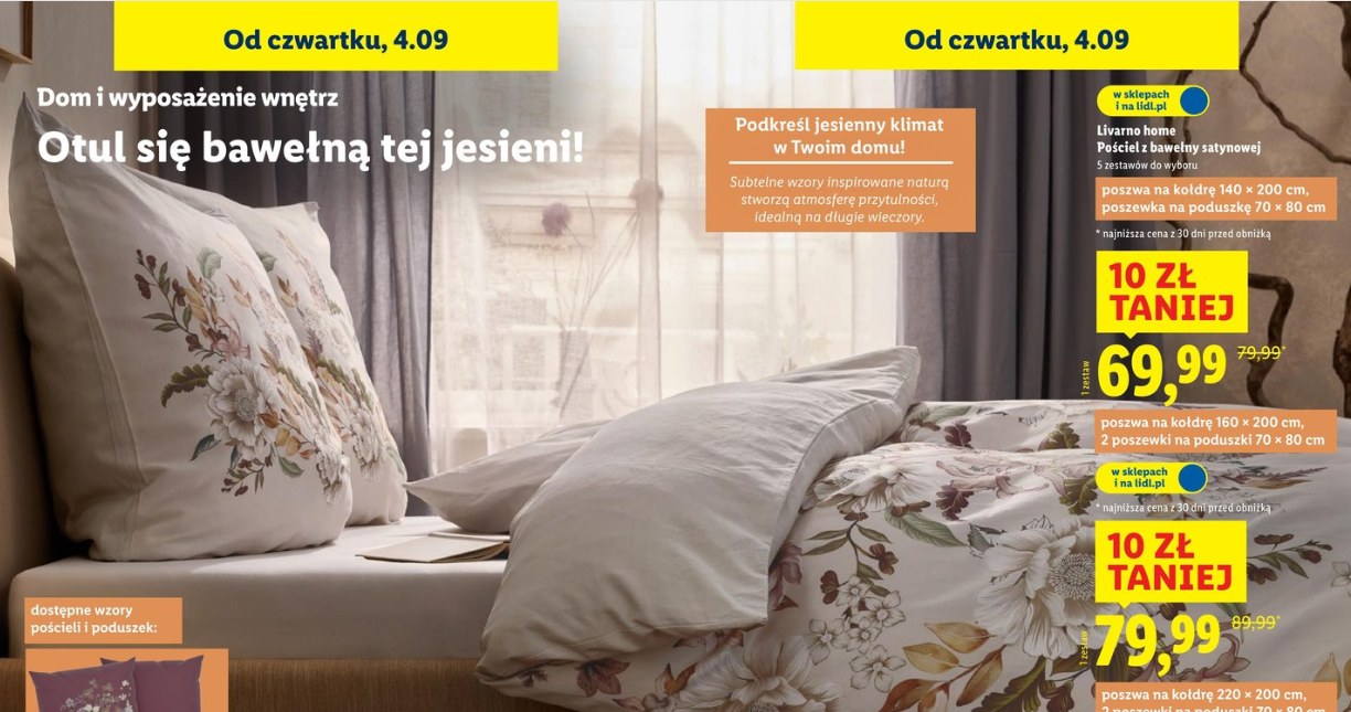 Ten komplet pościeli z Lidla robi furorę! W sprzedaży od czwartku /Lidl /INTERIA.PL