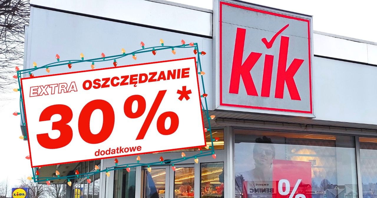 Ten sklep kusi świątecznymi rabatami -30% na przecenione produkty i kupon przy kasie! /KiK /INTERIA.PL