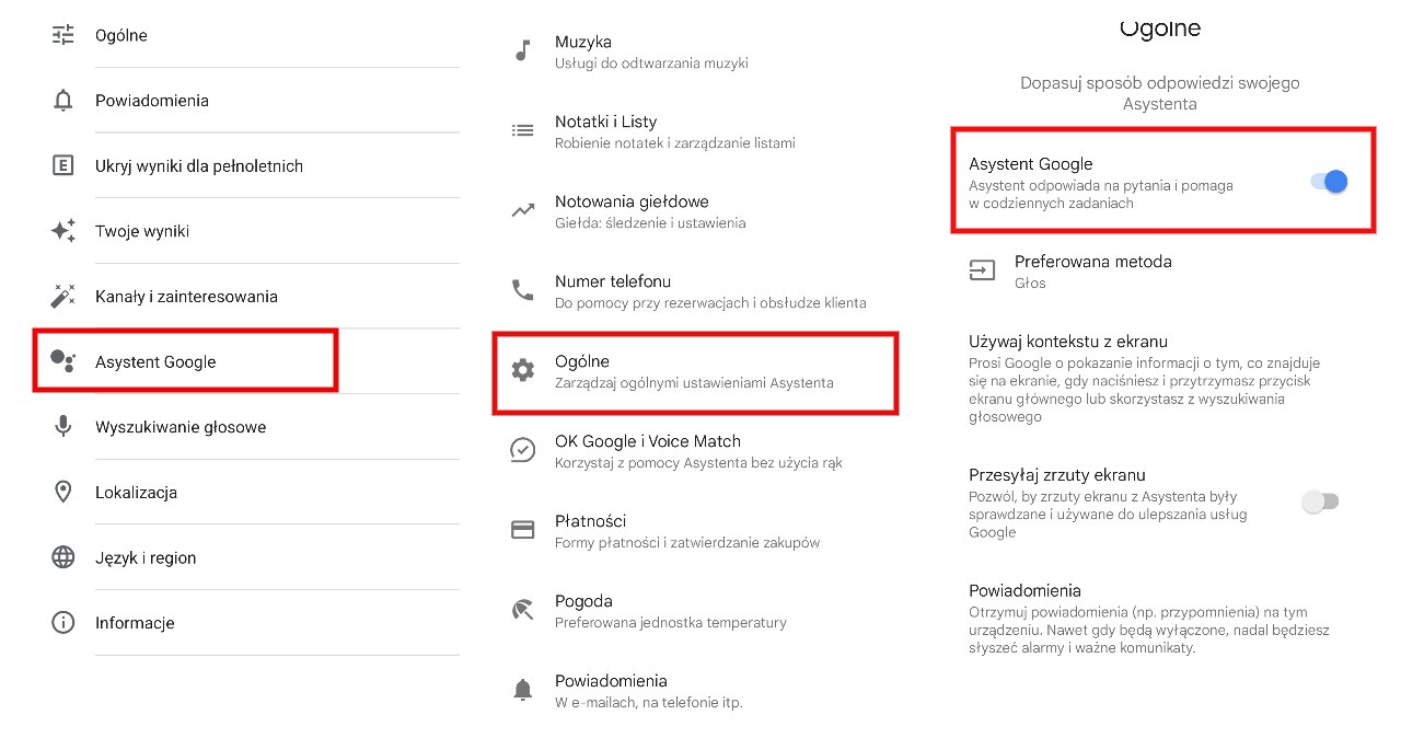 Ten sposób wyłączy uruchamianie asystenta Google głosem, jak i przyciskiem Home. /INTERIA.PL