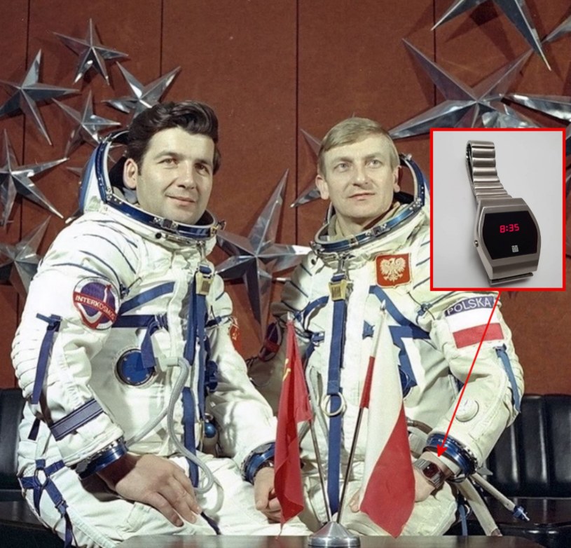 Ten zegarek był jednym z największych osiągnięć technologicznych PRL-u, jakie Hermaszewski zabrał ze sobą w kosmos /ronik.warszawa /Instagram