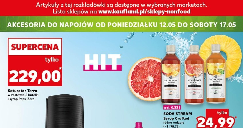 Ten zestaw to hit! Saturator Sodastream, butelki i syrop Pepsi w śmiesznie niskiej cenie /Kaufland /INTERIA.PL