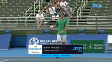 Tenis. Hubert Hurkacz - Roberto Quiroz 6:4, 6:4.. Skrót meczu (POLSAT SPORT). Wideo