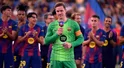 Ter Stegen wziął mikrofon. Nagle zaczął mówić o Szczęsnym. Wszyscy to słyszeli 