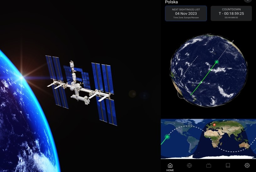 Teraz możesz śledzić przeloty Międzynarodowej Stacji Kosmicznej jeszcze wygodniej /Spot the Station/NASA