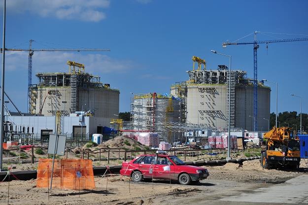Teren budowanego w Świnoujściu terminalu LNG /PAP