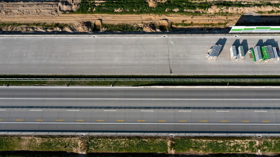 Teren budowy autostrady A1 /	Grzegorz Michałowski   /PAP