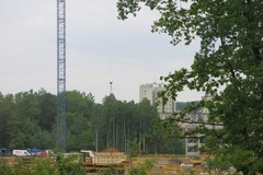 Teren budowy nowego szpitala w Krakowie-Prokocimiu 
