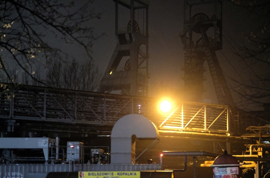 Teren Kopalni Węgla Kamiennego Bielszowice w Rudzie Śląskiej /Andrzej  Grygiel /PAP