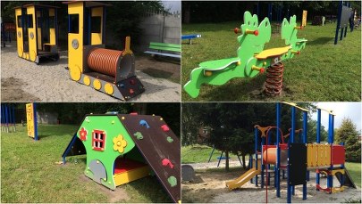 Teren przy przedszkolu w Dobroszycach wypiękniał! Na dzieci czeka mnóstwo atrakcji
